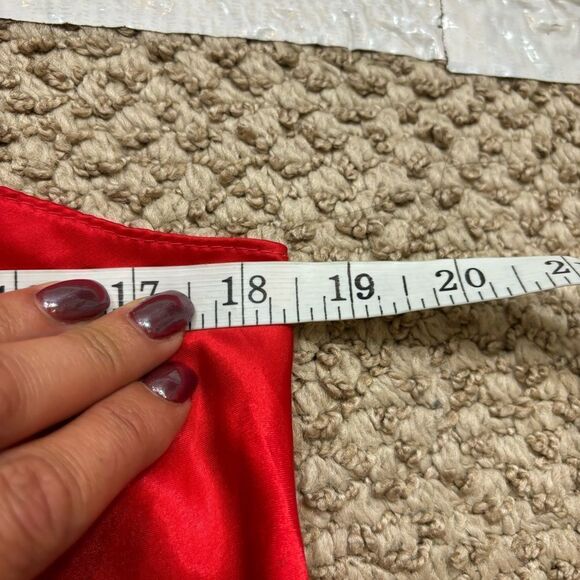 Ladies‎ Vintage 1980’s Indulgence Brand Red Camisole Size 38 - Picture 9 of 10